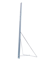等身大スチールスタンド<分割型> 101〜180cmに対応 【1セット】(メディアを貼るための両面テープは 付属しておりません。) <日本製品>