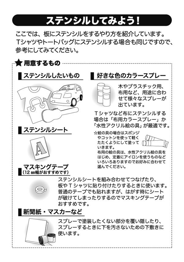 ステンシルの手順書1